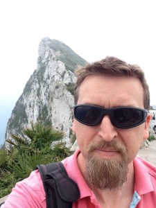 Me standing on the top of the Rock of Gibraltar